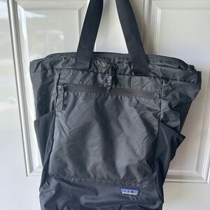 Patagonia Black Backpack Tote